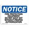 Signmission OSHA, Fire Protection Equipment Do Not Shut Off, 14in X 10in Rigid Plastic, 14" W, 10" H, Landscape OS-NS-P-1014-L-12620 - alternate 1